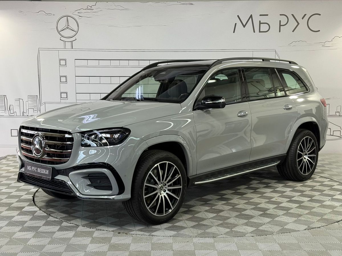 Автомобиль Mercedes-Benz GLS II (X167) [рестайлинг] 450 3.0 AT 4Matic (381 л.с.) Base Серый 2025 с пробегом 35 км