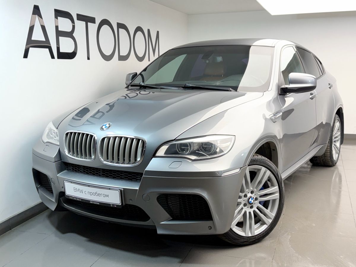 Автомобиль BMW X6 M I (E71/E72) [рестайлинг] 4.4 AT 4WD (555 л.с.) Base Серый 2013 с пробегом 232 602 км