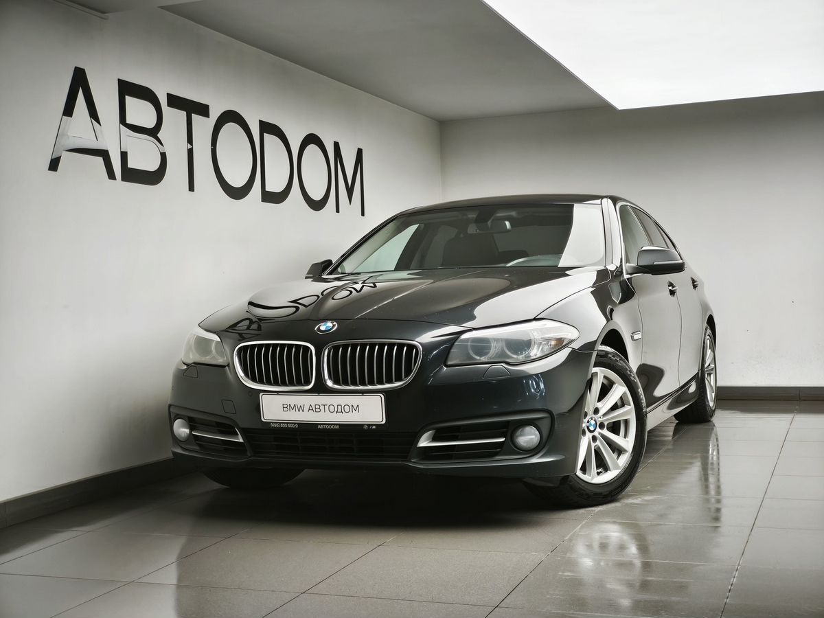 BMW 5 серии VI (F07/F10/F11) [рестайлинг] 528 2.0 AT 4WD (245 л.с.) Base Чёрный 2016 с пробегом 158 927 км
