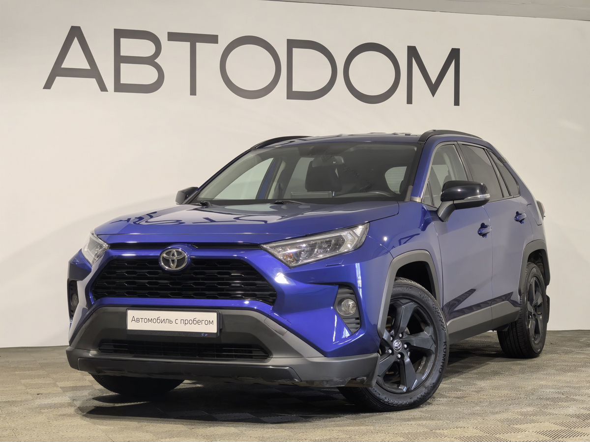 Toyota RAV4 V поколение (XA50) 2.5 AT 4WD (199 л.с.) Comfort Синий 2021 с пробегом 98 255 км