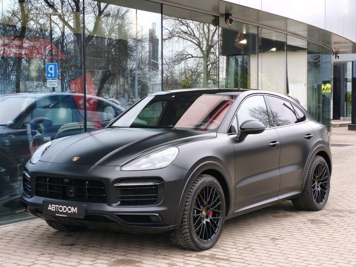 Автомобиль Porsche Cayenne III поколение GTS 4.0 AT 4WD (460 л.с.) GTS Coupe Чёрный 2021 с пробегом 75 680 км