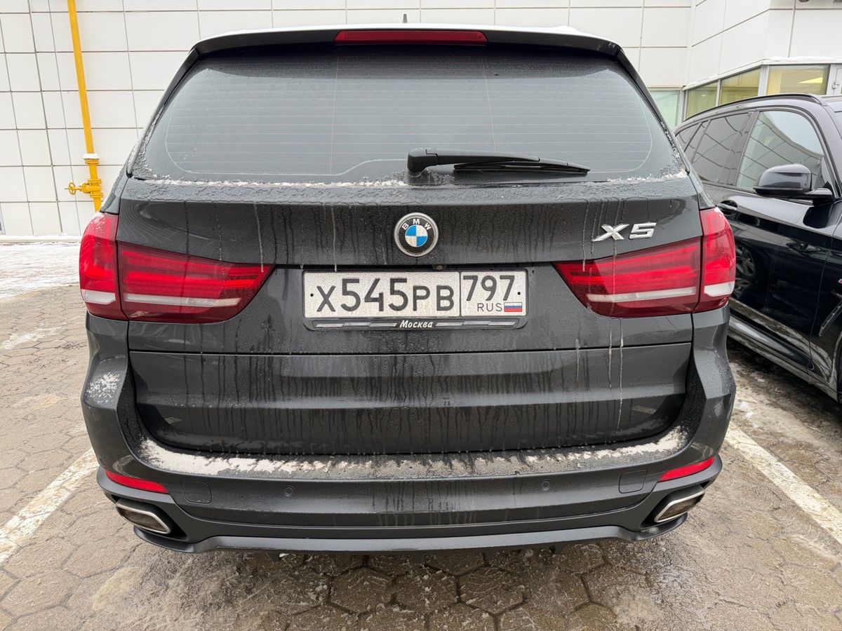 Автомобиль BMW X5 III поколение (F15) 3.0d AT 4WD (249 л.с.) Luxury Чёрный 2017 с пробегом 167 056 км