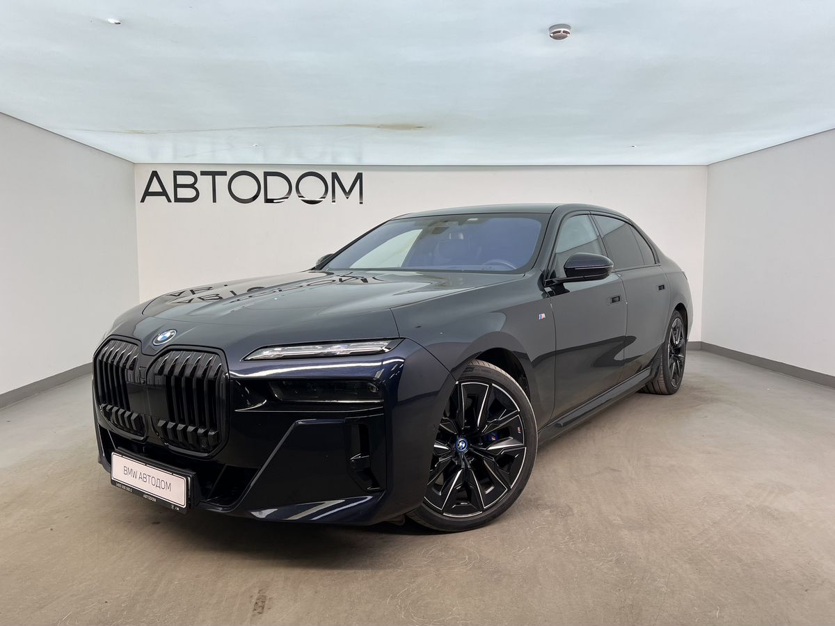 BMW i7 I поколение Electro AT 4WD (400 кВт) Base Чёрный 2022 с пробегом 41 210 км