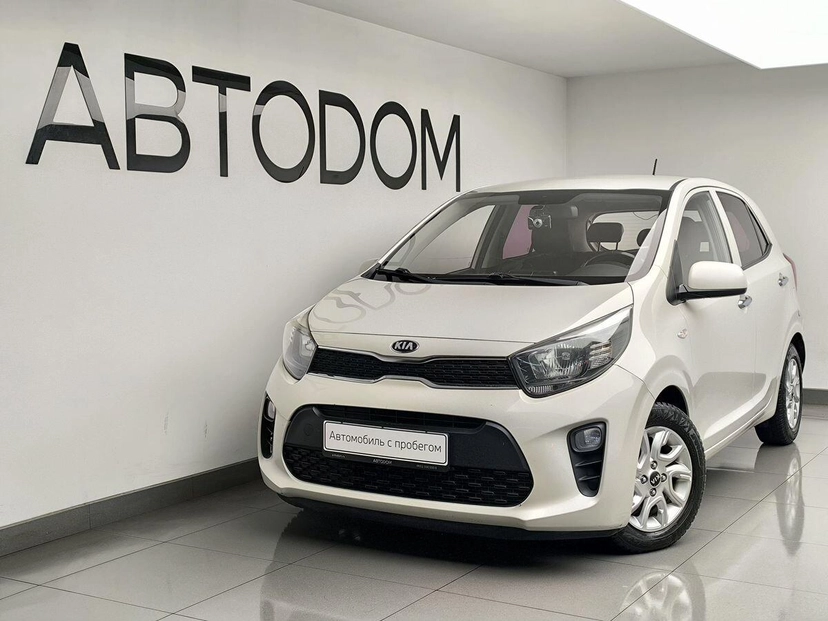 Автомобиль Kia Morning III поколение 1.0 AT (76 л.с.) Luxury Белый 2018 с пробегом 150 998 км