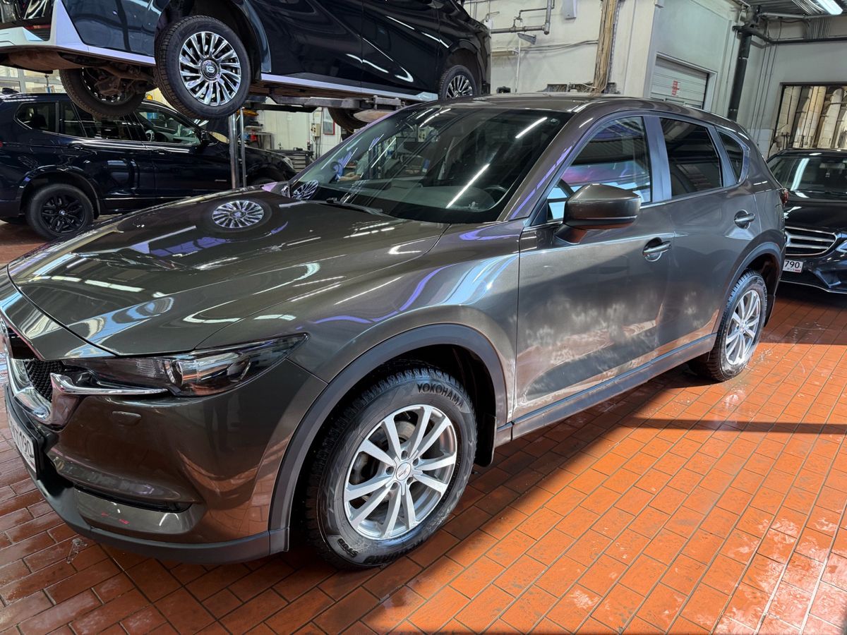 Автомобиль Mazda CX-5 II поколение 2.0 AT (150 л.с.) Active Коричневый 2018 с пробегом 97 952 км