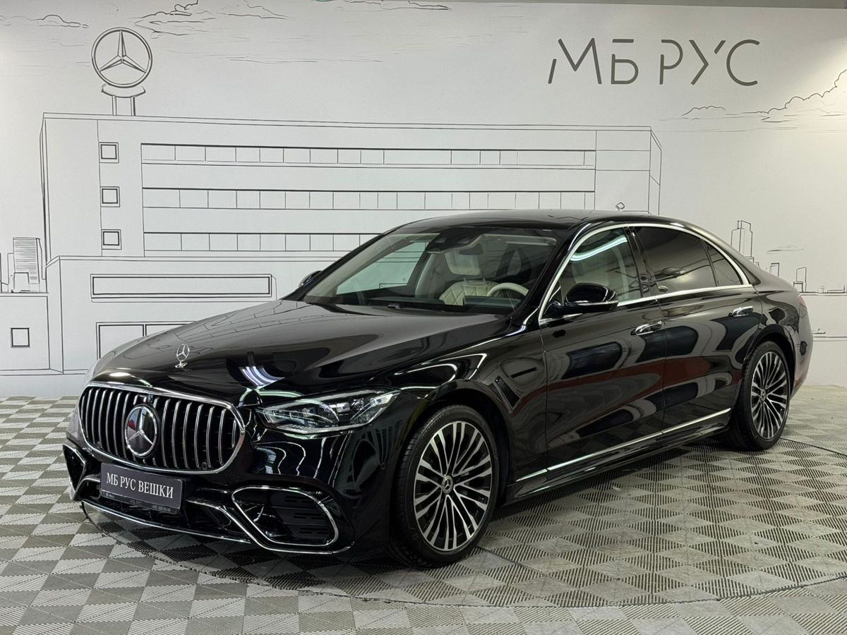 Mercedes-Benz S-Класс VII поколение (W223) 450 3.0 AT 4Matic (367 л.с.) Base Чёрный 2023 с пробегом 62 000 км