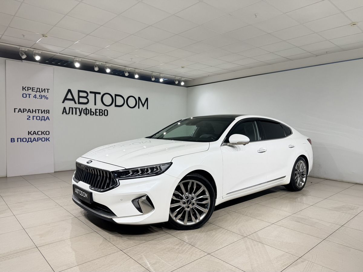 Kia K7 II [рестайлинг] 2.2d AT (202 л.с.) Base Белый 2019 с пробегом 115 580 км