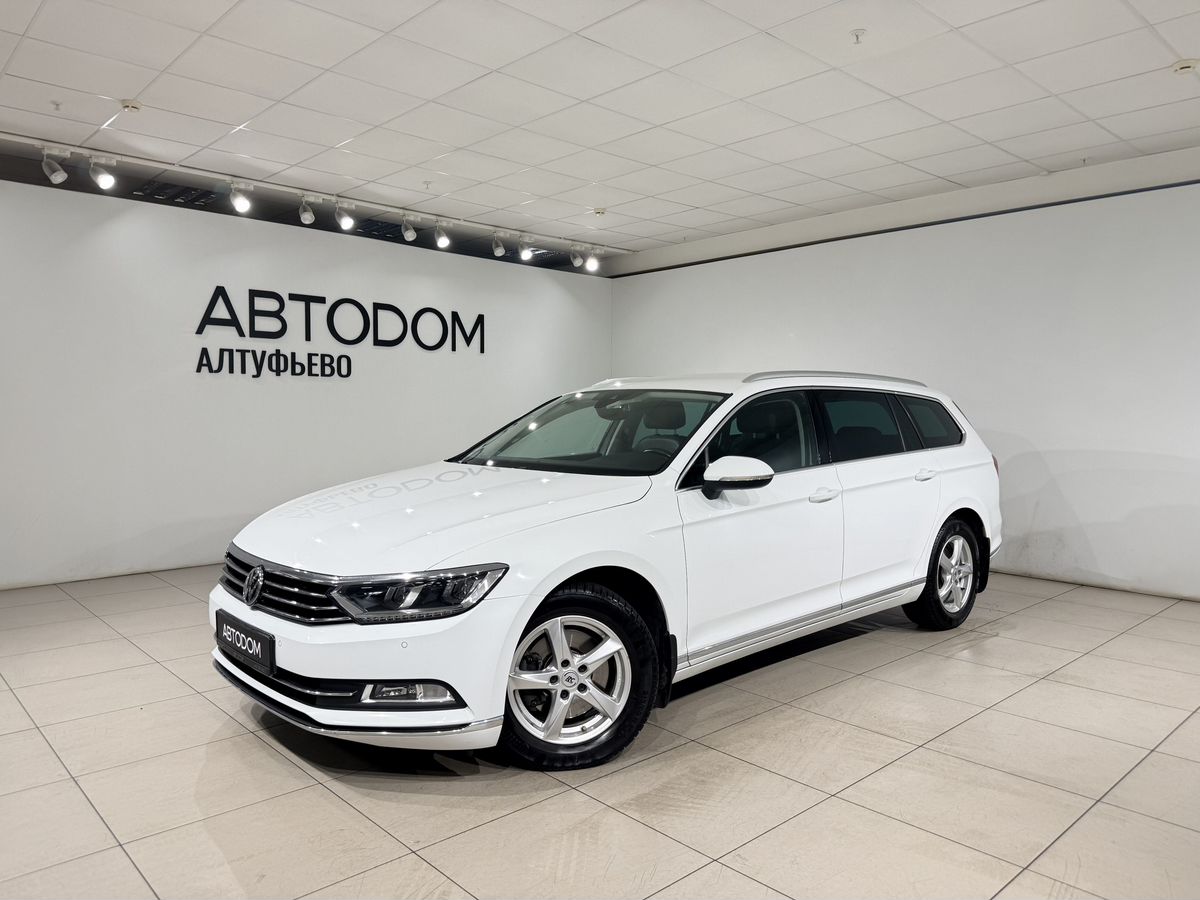 Volkswagen Passat VIII поколение (B8) 2.0d AMT (150 л.с.) Base Белый 2019 с пробегом 217 153 км