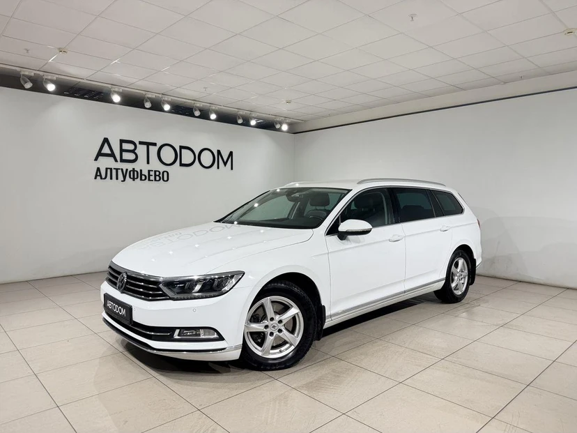 Volkswagen Passat VIII поколение (B8) 2.0d AMT (150 л.с.) Base Белый 2019 с пробегом 217 153 км