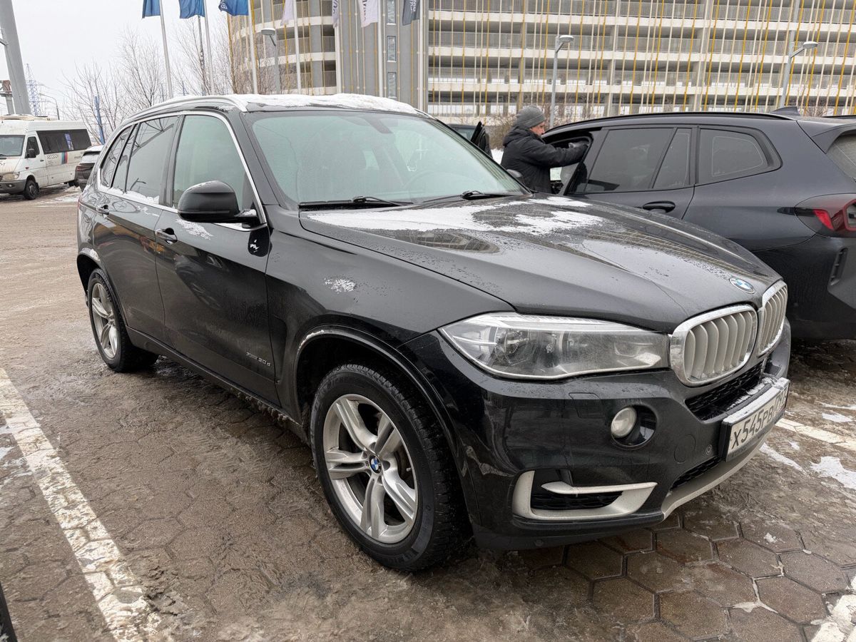 Автомобиль BMW X5 III поколение (F15) 3.0d AT 4WD (249 л.с.) Luxury Чёрный 2017 с пробегом 167 056 км