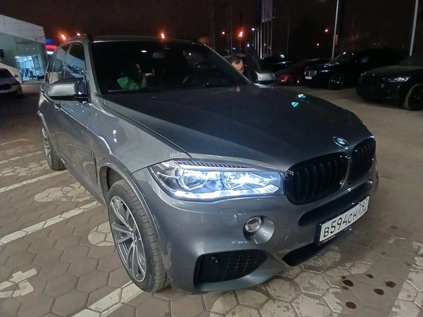 Автомобиль BMW X5 III поколение (F15) 3.0d AT 4WD (249 л.с.) M Sport Серый 2018 с пробегом 86 720 км