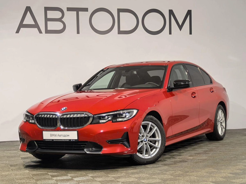 Автомобиль BMW 3 серии VII поколение (G20/G21/G28) 318 2.0d AT (150 л.с.) Sport Line Красный 2021 с пробегом 31 000 км