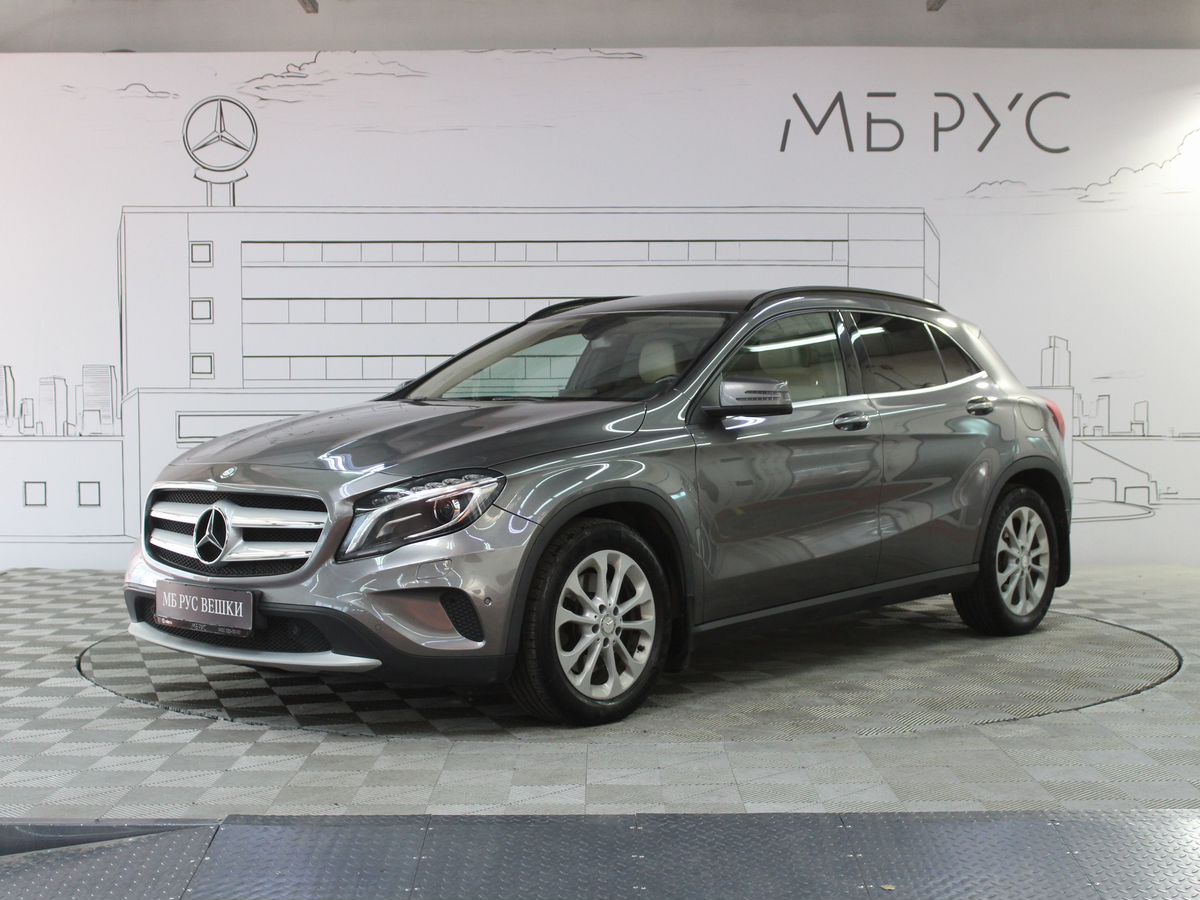 Mercedes-Benz GLA I поколение (X156) 250 2.0 AMT 4Matic (211 л.с.) Особая серия Серый 2014 с пробегом 180 000 км