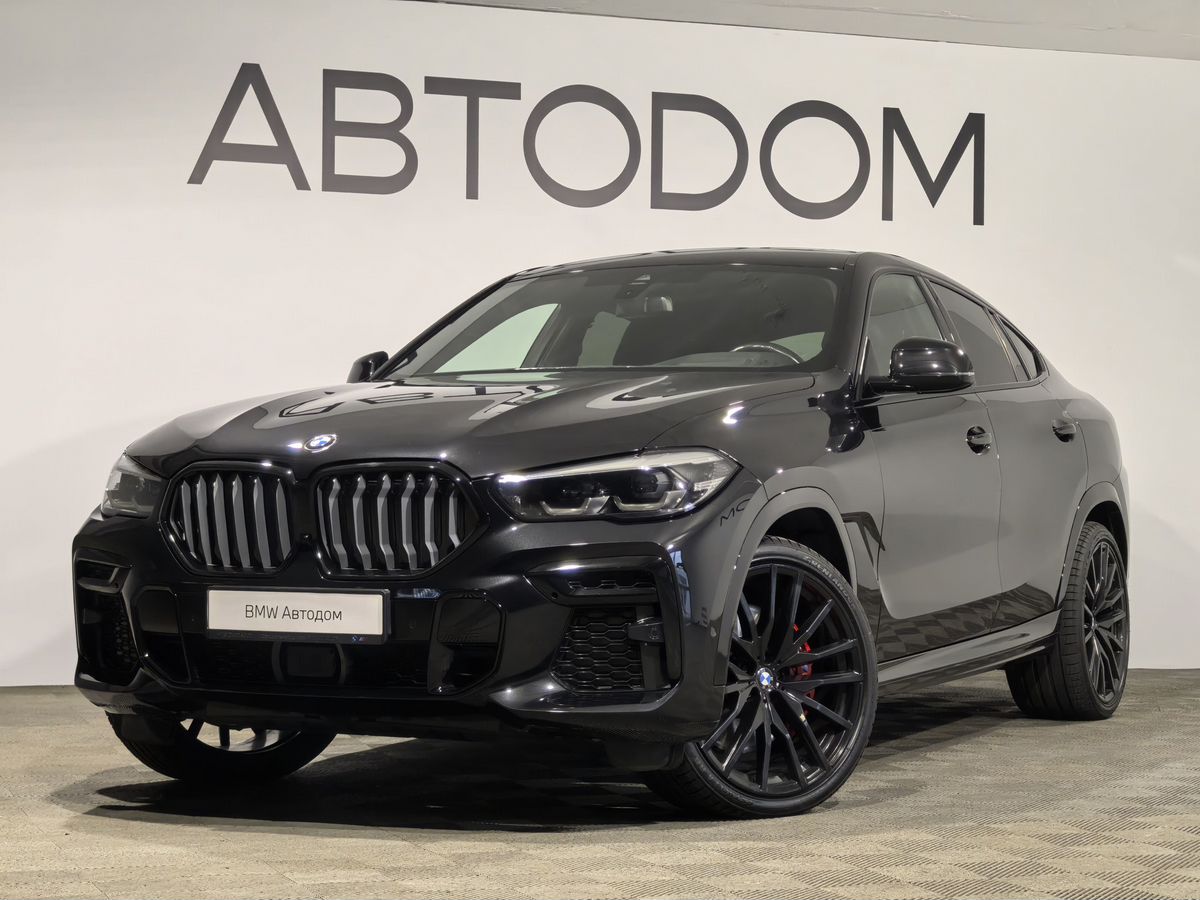 BMW X6 III поколение (G06) 3.0d AT 4WD (340 л.с.) M Sport Pro Чёрный 2021 с пробегом 52 800 км