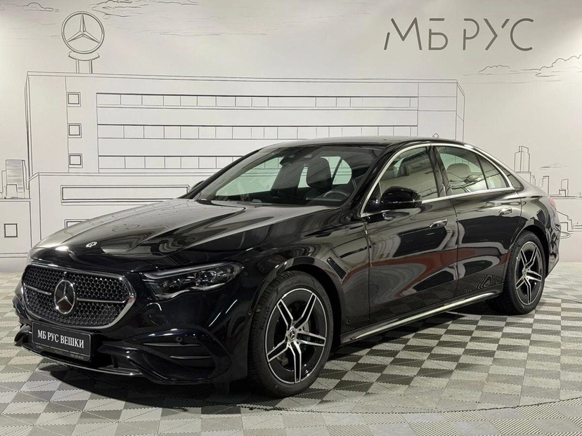 Автомобиль Mercedes-Benz E-Класс VI поколение (W214/S214) 2.0 AT 4Matic (258 л.с.) AMG Line Чёрный 2025 с пробегом 35 км