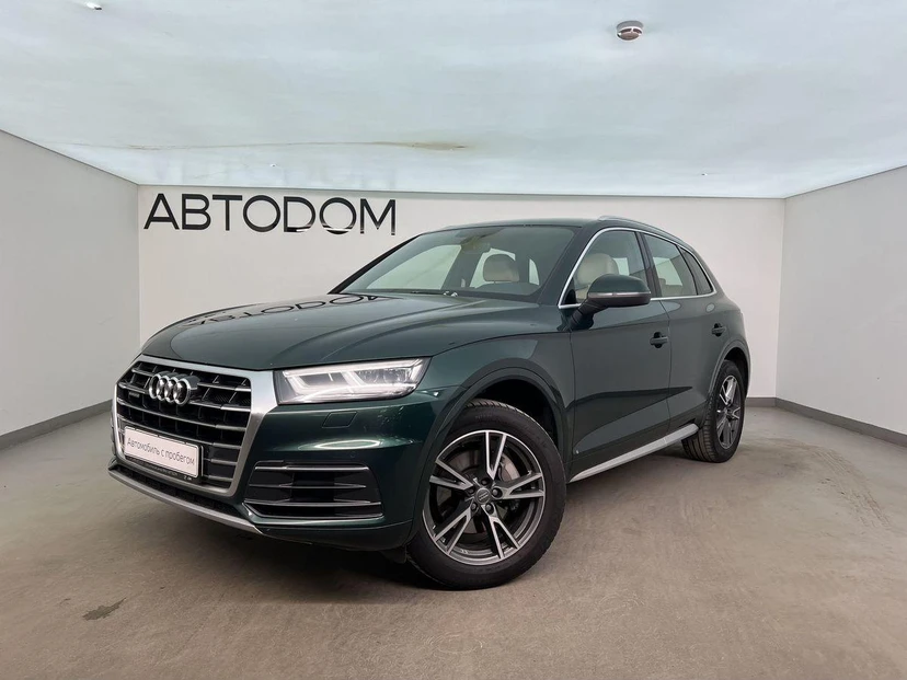 Audi Q5 II поколение (FY) 2.0 AMT 4WD (249 л.с.) Design Зелёный 2017 с пробегом 93 269 км