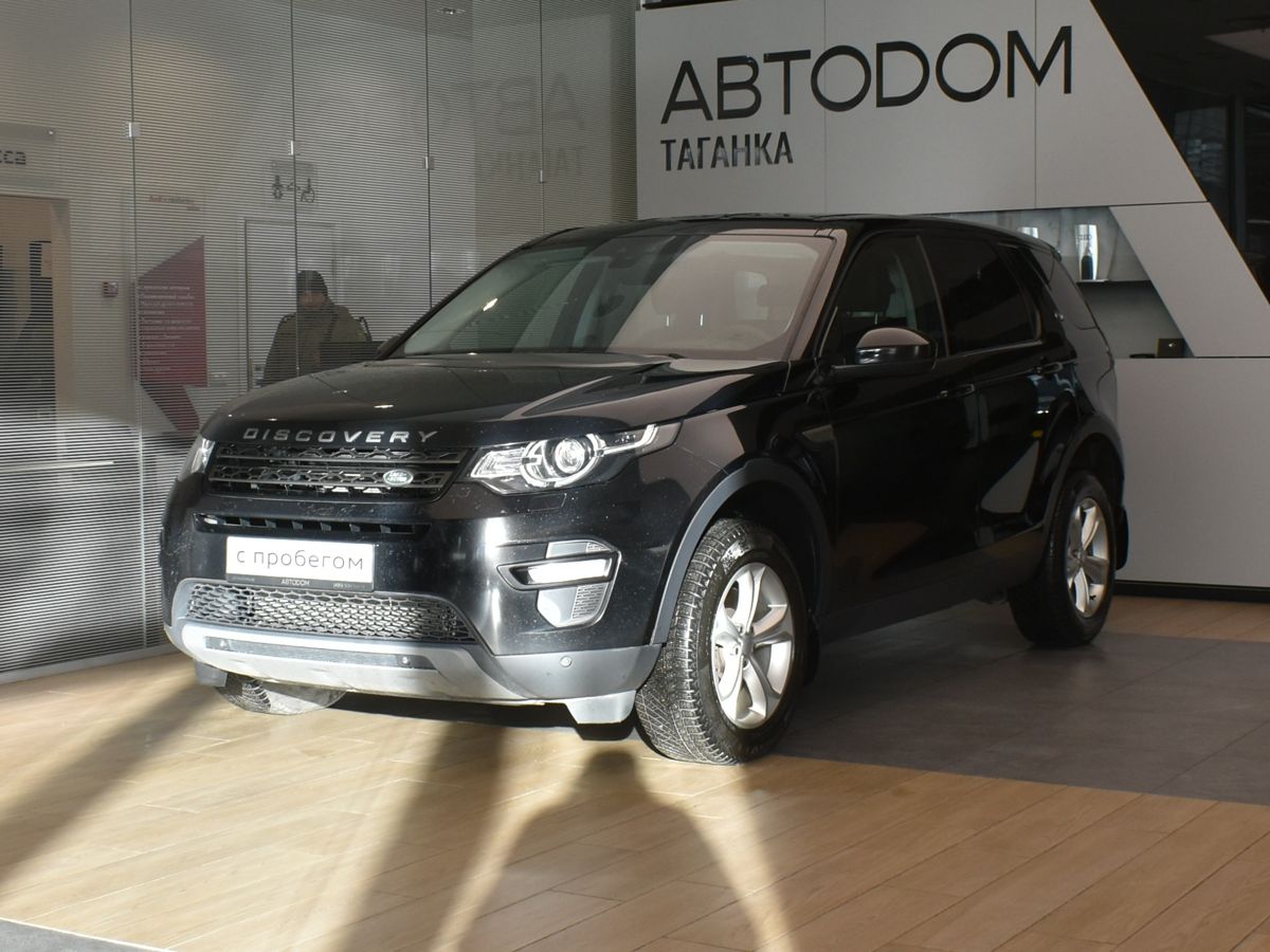 Land Rover Discovery Sport I поколение 2.0d AT 4WD (150 л.с.) SE Чёрный 2017 с пробегом 133 252 км