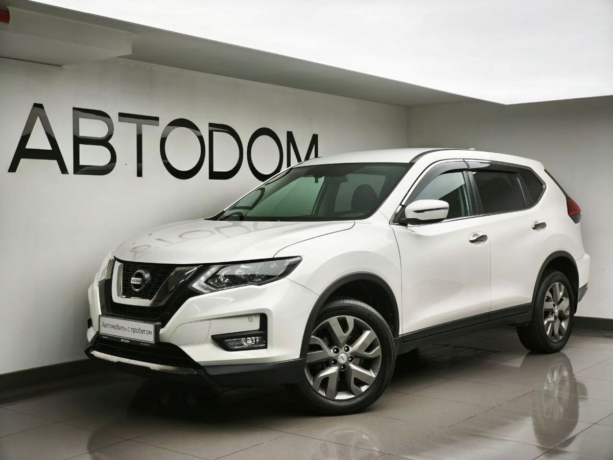 Автомобиль Nissan X-Trail III (T32) [рестайлинг] 2.0 CVT 4WD (144 л.с.) LE Yandex (2018-2020) Белый 2019 с пробегом 87 441 км