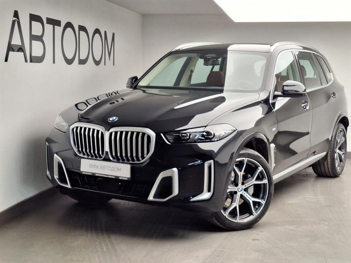 Автомобиль BMW X5 IV (G05) [рестайлинг] 2.0 AT 4WD (258 л.с.) M Sport Чёрный 2025 