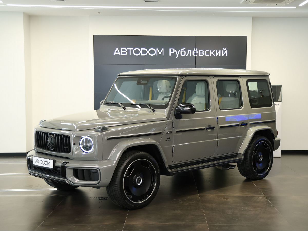Автомобиль Mercedes-Benz G-Класс AMG II (W463) [рестайлинг] G 63 4.0 AT 4Matic (585 л.с.) AMG G 63 Серый 2025 с пробегом 20 км