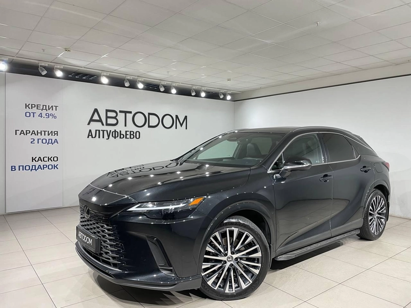 Автомобиль Lexus RX V поколение 2.4 AT 4WD (279 л.с.) Luxury Чёрный 2023 с пробегом 32 453 км