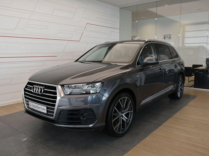 Автомобиль Audi Q7 II поколение (4M) 3.0d AT 4WD (286 л.с.) Base Серый 2019 с пробегом 85 000 км