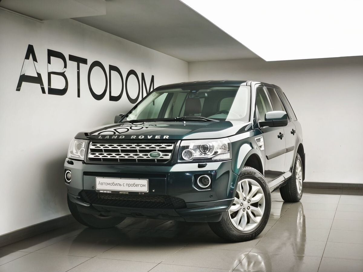 Land Rover Freelander II [2-й рестайлинг] 2.2d AT 4WD (190 л.с.) HSE Зелёный 2014 с пробегом 191 663 км
