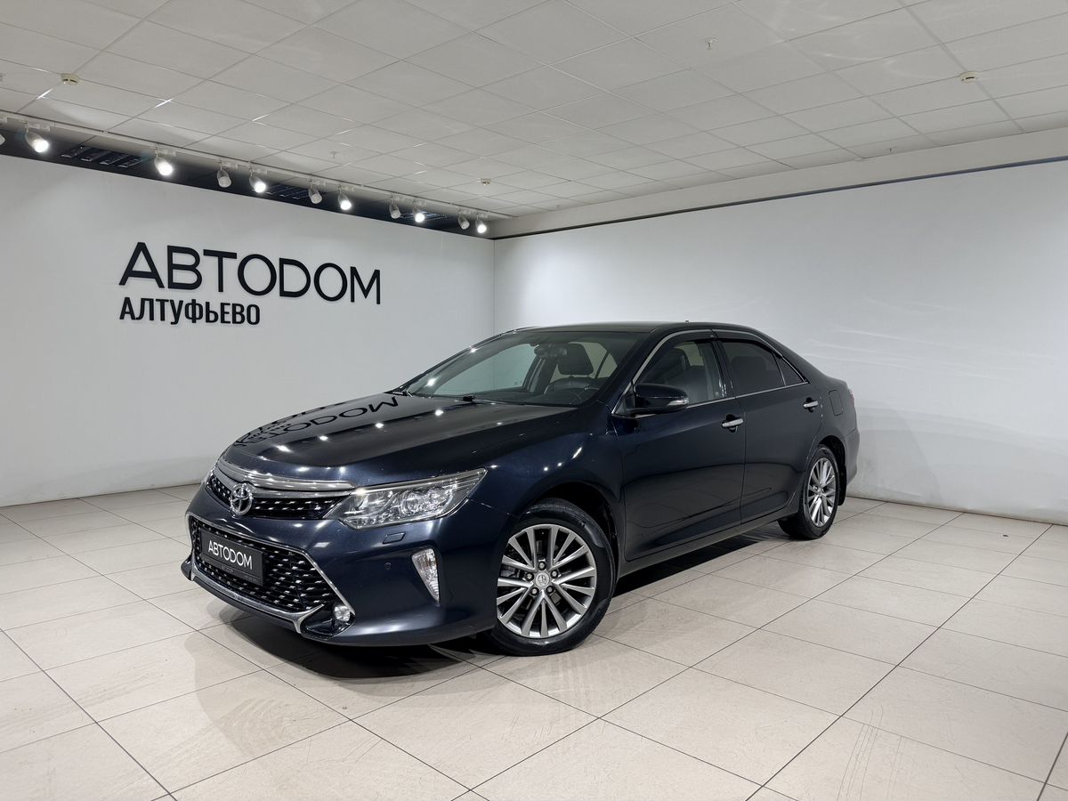 Toyota Camry VII (XV50) [2-й рестайлинг] 2.5 AT (181 л.с.) Exclusive Серый 2018 с пробегом 169 000 км