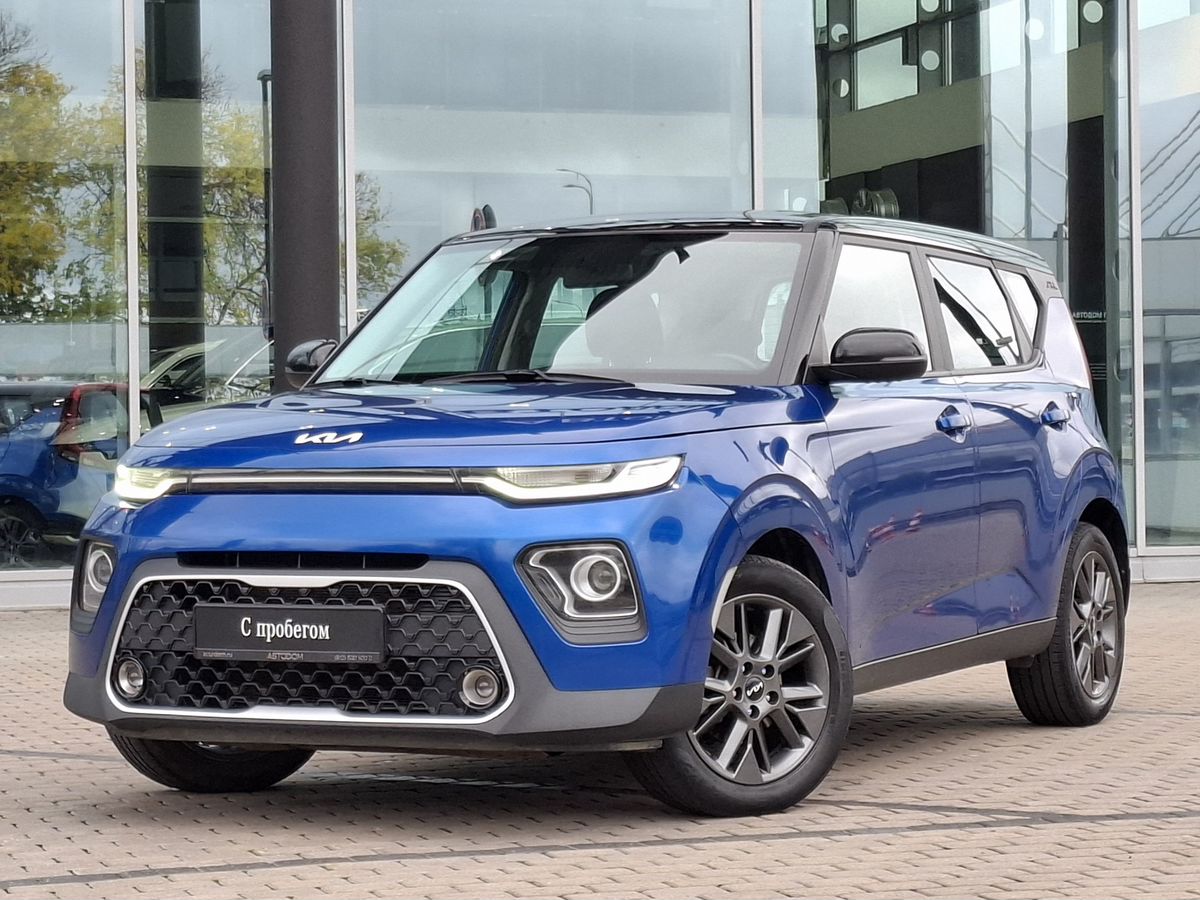 Kia Soul III поколение 2.0 AT (150 л.с.) Luxe Синий 2022 с пробегом 95 000 км