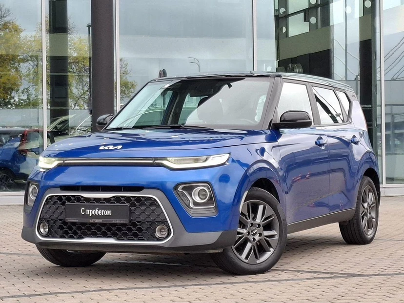 Kia Soul III поколение 2.0 AT (150 л.с.) Luxe Синий 2022 с пробегом 95 000 км