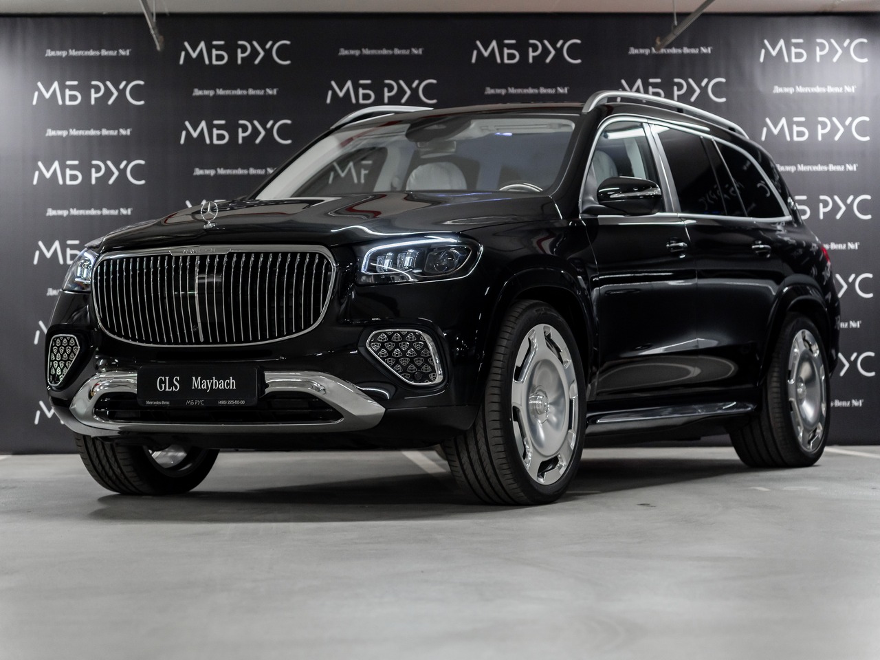 Автомобиль Mercedes-Benz Maybach GLS I [рестайлинг] 4.0 AT 4Matic (557 л.с.) Base Чёрный 2025 