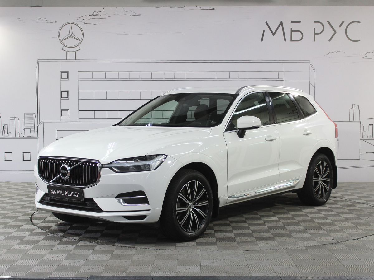 Volvo XC60 II поколение 2.0d AT 4WD (190 л.с.) Инскрипшн / inscription Белый 2018 с пробегом 185 600 км