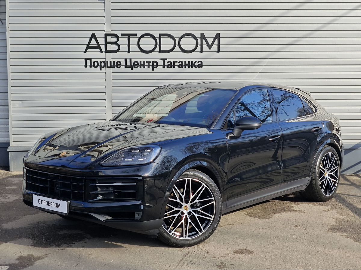 Автомобиль Porsche Cayenne III [рестайлинг] 3.0 AT 4WD (353 л.с.) Coupé Чёрный 2023 с пробегом 12 831 км