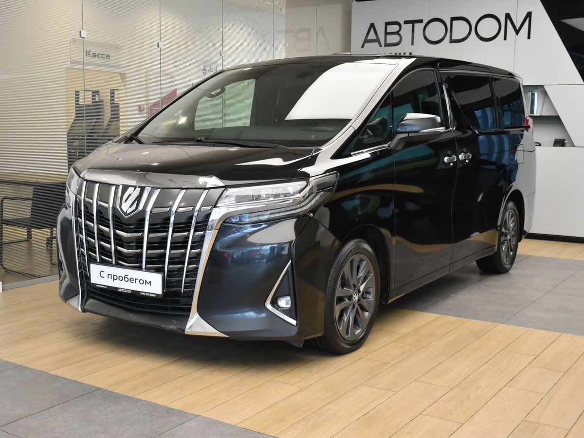 Toyota Alphard III [рестайлинг] 3.5 AT (300 л.с.) Executive Lounge Чёрный 2019 с пробегом 231 515 км