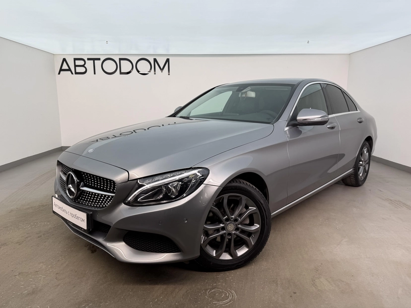 Автомобиль Mercedes-Benz C-Класс IV поколение (W205/S205/C205) 180 1.6 AT (150 л.с.) Sport Серый 2015 с пробегом 157 337 км