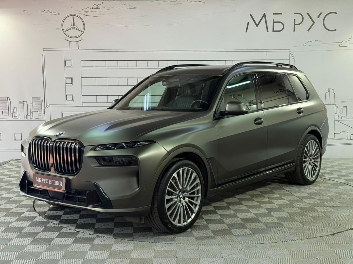 BMW X7 I (G07) [рестайлинг] 3.0 AT 4WD (380 л.с.) xDrive40i Серый 2022 с пробегом 47 601 км