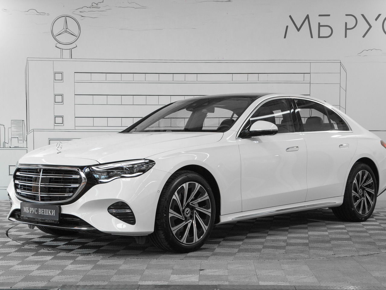 Mercedes-Benz E-Класс VI поколение (W214/S214) 2.0 AT 4Matic (258 л.с.) Exclusive Белый 2025 