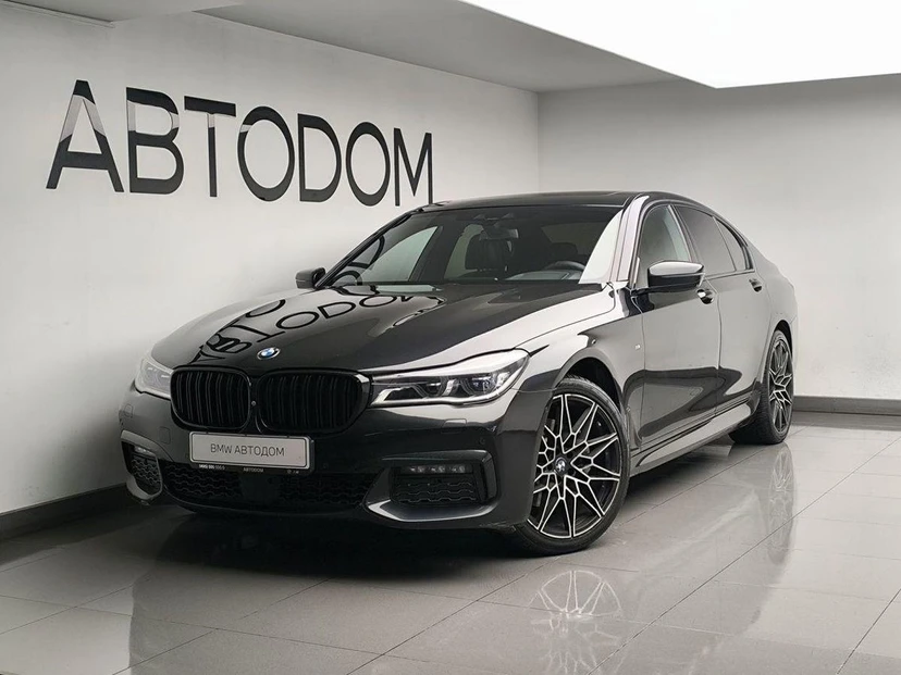BMW 7 серии VI поколение (G11/G12) 730 3.0d AT 4WD (265 л.с.) Base Чёрный 2017 с пробегом 142 309 км