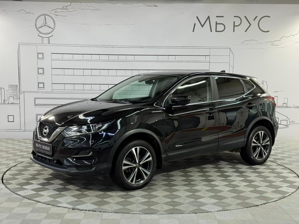 Автомобиль Nissan Qashqai II [рестайлинг] 2.0 CVT 4WD (144 л.с.) LE (2019-2020) Чёрный 2020 с пробегом 95 000 км