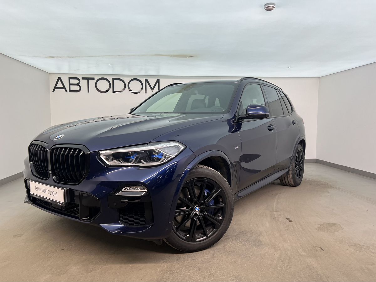 BMW X5 IV поколение (G05) 3.0d AT 4WD (249 л.с.) M Sport Pro Синий 2020 с пробегом 80 814 км