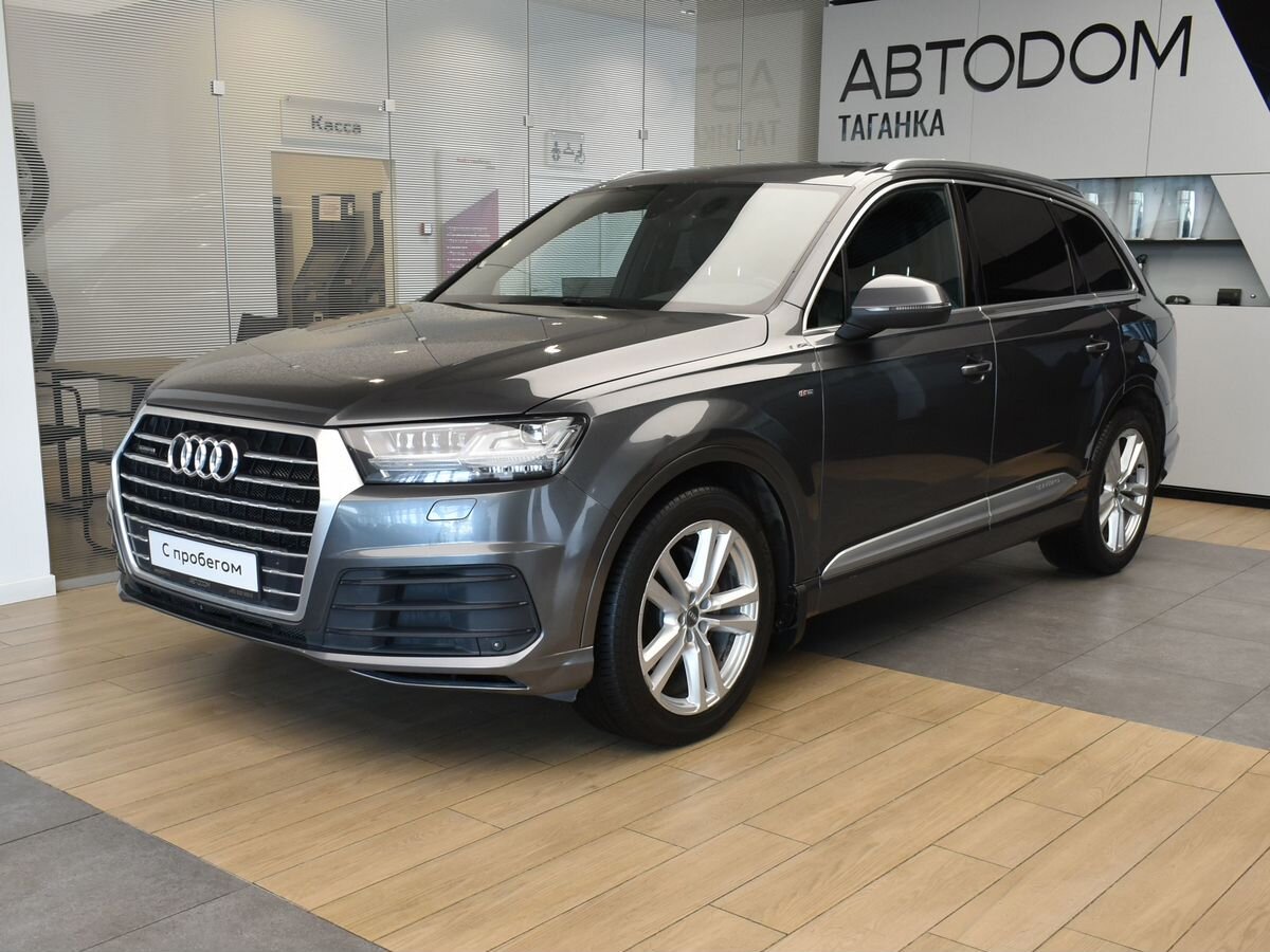 Audi Q7 II поколение (4M) 3.0d AT 4WD (249 л.с.) Sport Серый 2016 с пробегом 193 000 км