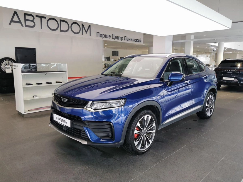 Автомобиль Geely Tugella I поколение 2.0 AT 4WD (238 л.с.) Flagship Синий 2022 с пробегом 60 118 км