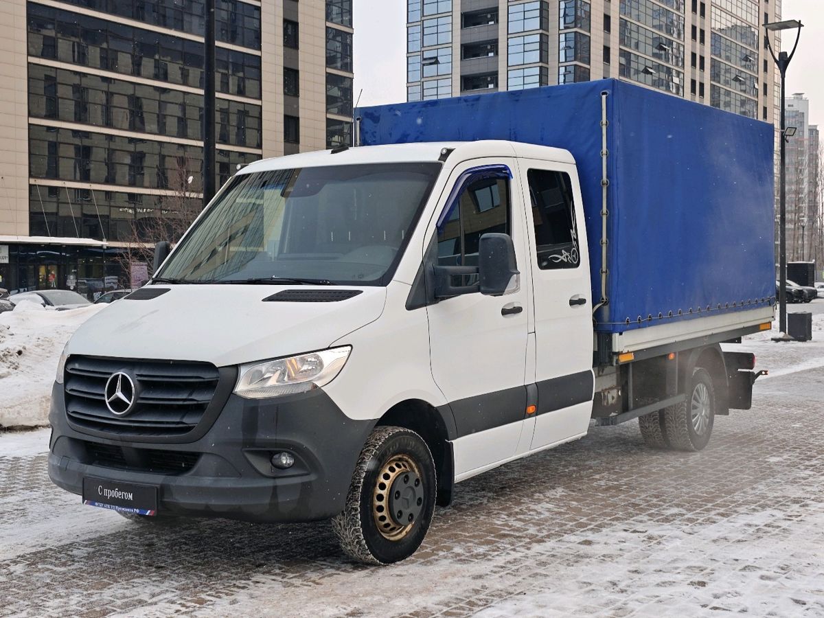 Коммерческий транспорт Mercedes-Benz Sprinter III поколение (W907/W910) 2.1d MT FWD (143 л.с.) Base Белый 2019 с пробегом 156 775 км
