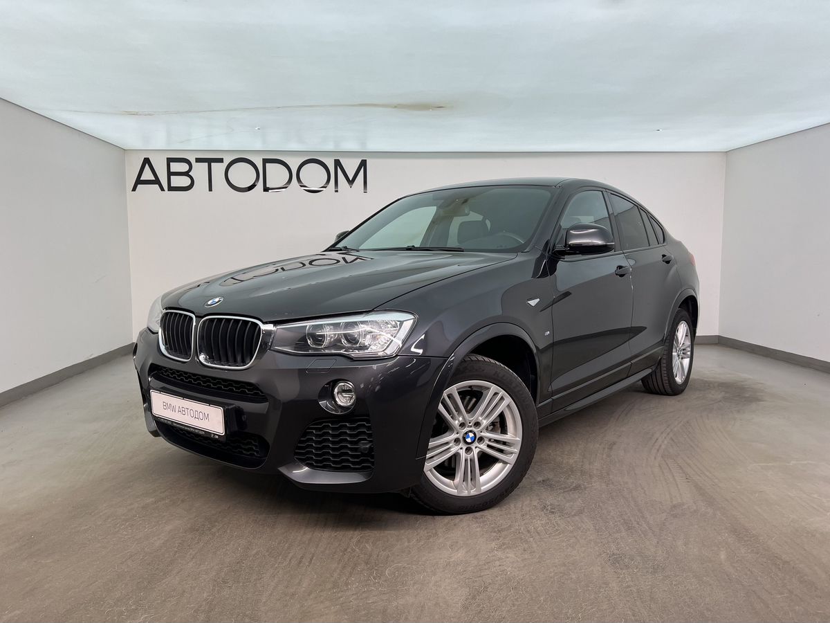 BMW X4 I поколение (F26) 2.0 AT 4WD (184 л.с.) M Sport Локальная сборка Серый 2018 с пробегом 86 792 км
