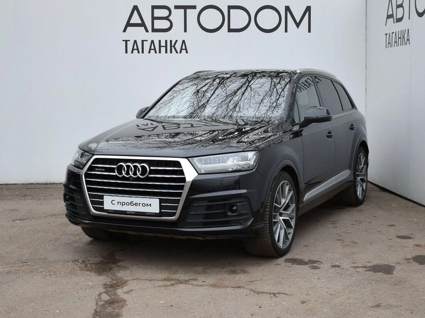 Автомобиль Audi Q7 II поколение (4M) 3.0d AT 4WD (249 л.с.) Business Чёрный 2019 с пробегом 189 032 км