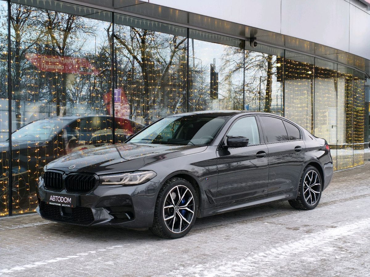 Автомобиль BMW 5 серии VII (G30/G31) [рестайлинг] 530 3.0d AT 4WD (286 л.с.) Base Серый 2020 с пробегом 79 999 км