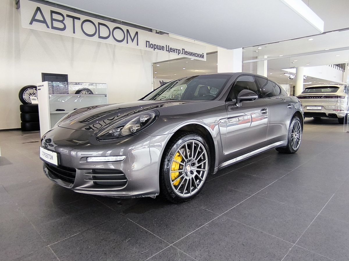Автомобиль Porsche Panamera I [рестайлинг] 4 3.6 AMT 4WD (310 л.с.) Edition Серый 2015 с пробегом 114 824 км