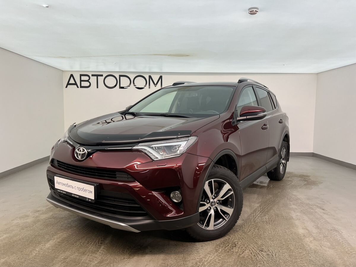 Автомобиль Toyota RAV4 IV (XA40) [рестайлинг] 2.0 CVT 4WD (146 л.с.) Комфорт Чёрный 2018 с пробегом 44 858 км