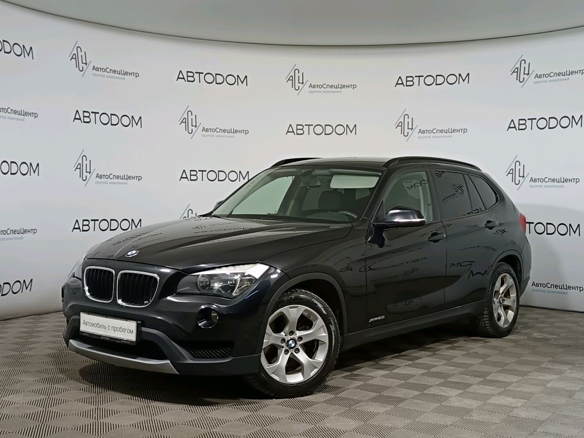 Автомобиль BMW X1 I (E84) [рестайлинг] 2.0 AT 4WD (184 л.с.) Локальная сборка Чёрный 2013 с пробегом 134 528 км
