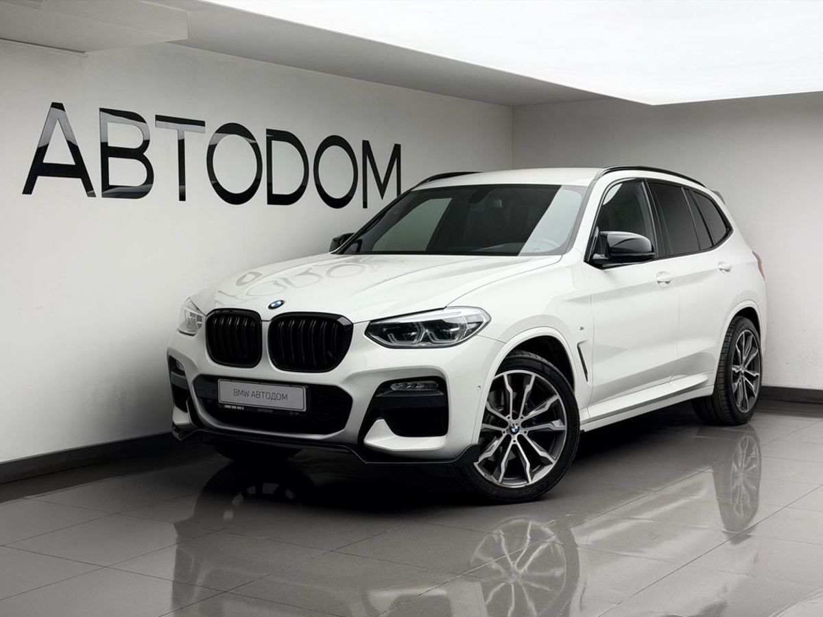 BMW X3 III поколение (G01) 3.0d AT 4WD (249 л.с.) M Sport Белый 2018 с пробегом 135 302 км